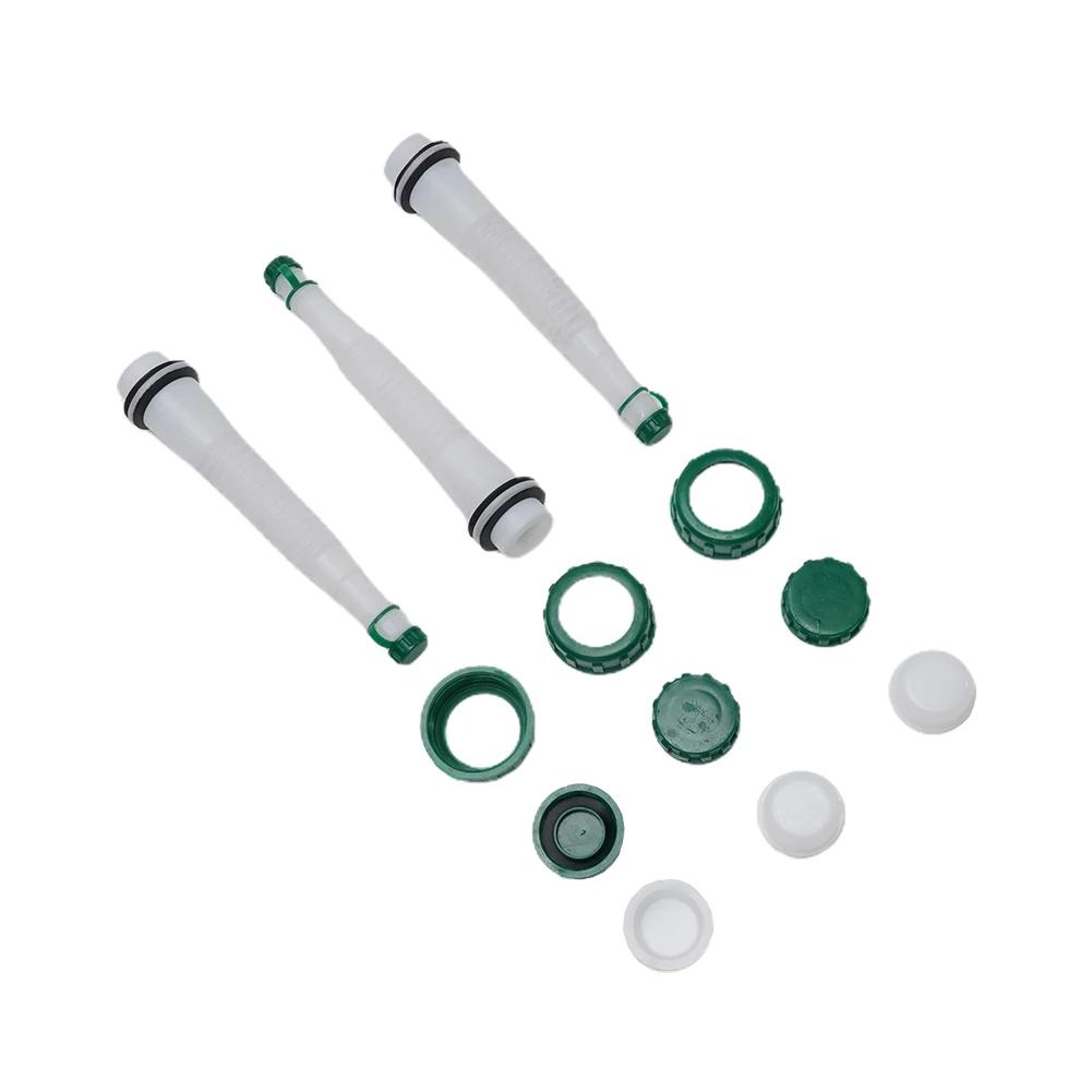 Fuel Spout Gas Can Cap Kit 3 Sets Industrial Nozzle Gasket Replacement Spout Lawn Mowers Lawn Edgers And Trimmers