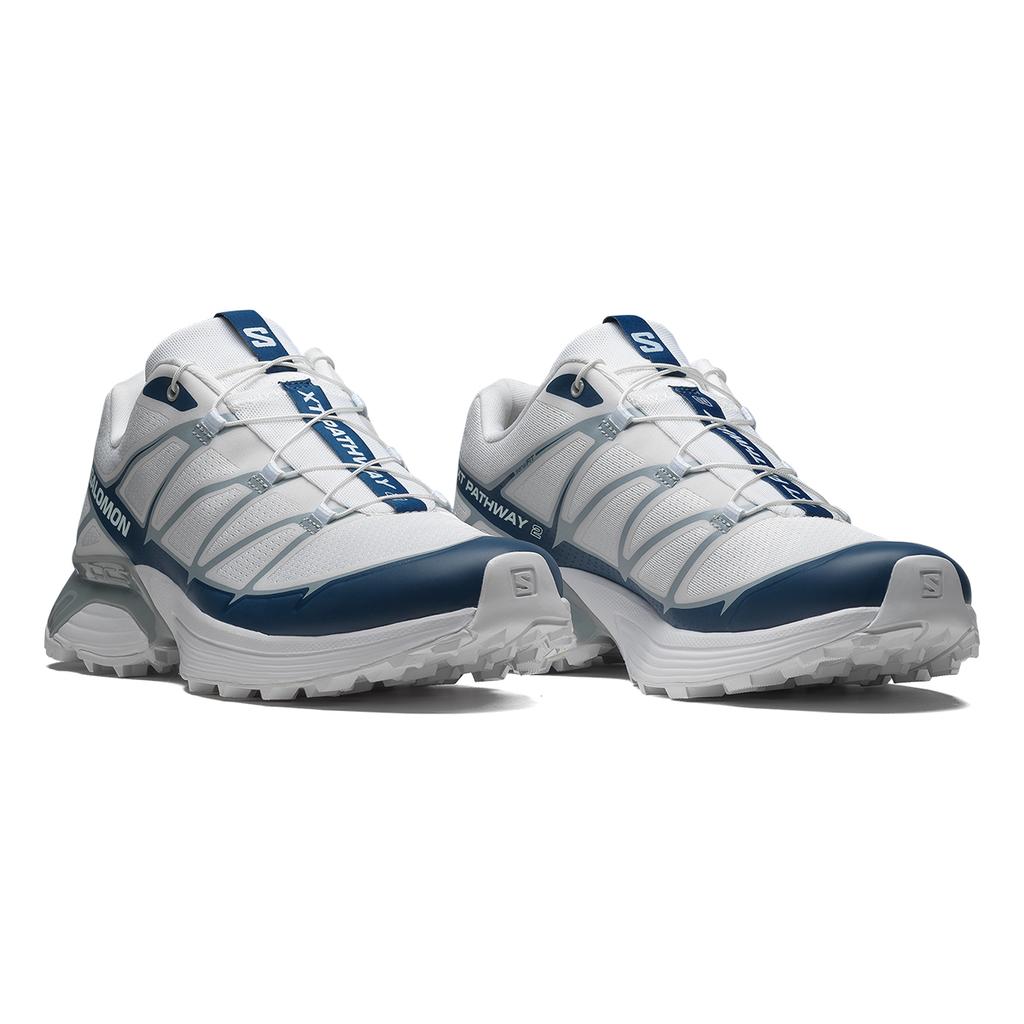 SALOMON XT-Pathway 2 White Poseidon Unisex-Sneaker Quarry L47722900