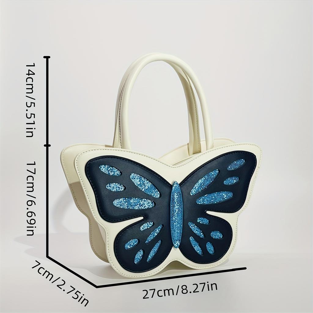 Y2K Streetwear Fashion Dark Spicy Personality Sweet Cool Handbag Crossbody Bag for Women Cute Butterfly Bag