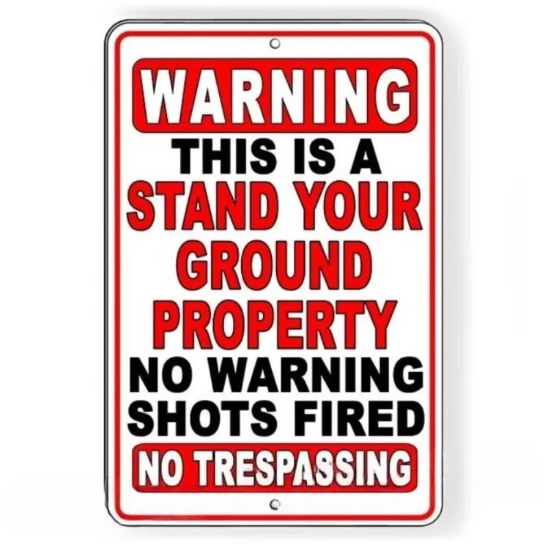 Decorative Metal Wall Art Sign 20x30cm