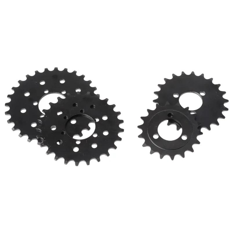 410 Chain Sprocket 18T/22T/25T/28T Fixed Gear Sprocket Suitable for Electric Scooters Bicycles Motorized Bikes and Pit Bike