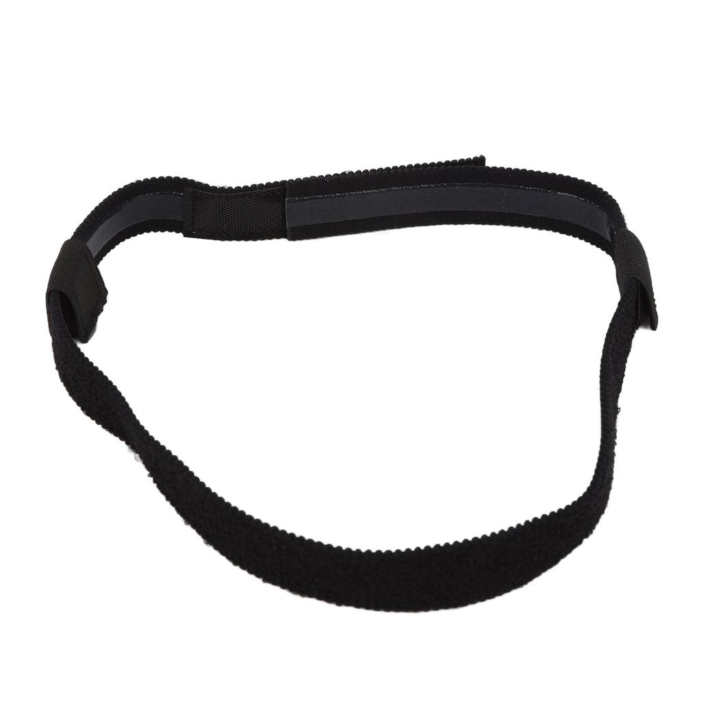 Nasal Cannula Headband Silicone Lining Stretch Adjustable Prevent Ear Soreness Ear Protector Cannula Holder Black
