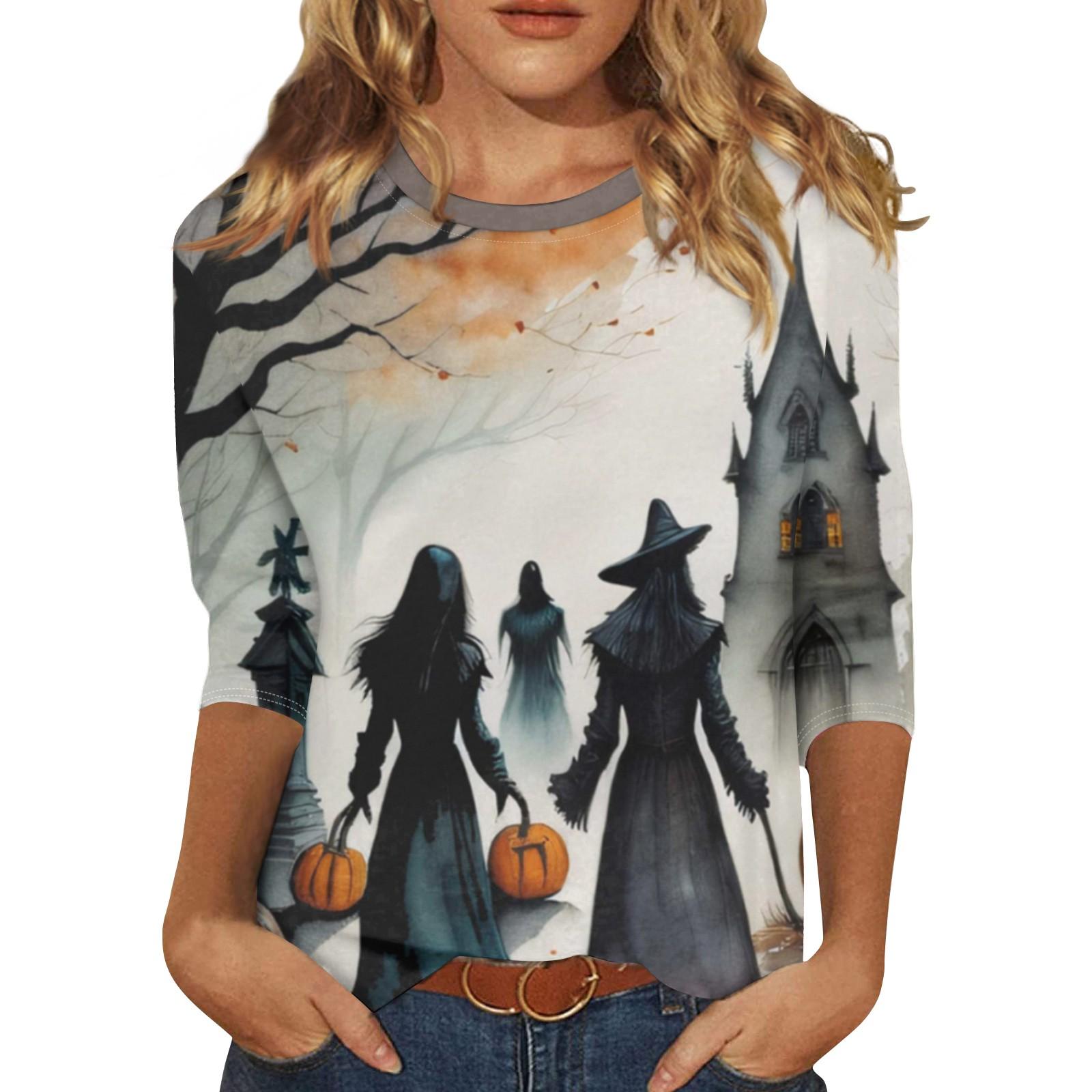 Женские летние рубашки с рукавом 3/4 — фото 5