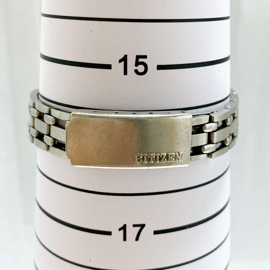 Used Working Item Ladies CITIZEN Manual Winding Wristwatch Date 4-610075-K