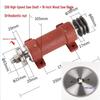 Woodworking Spindle Table Saw with Sliding Shaft Assembly and Bearing Seat