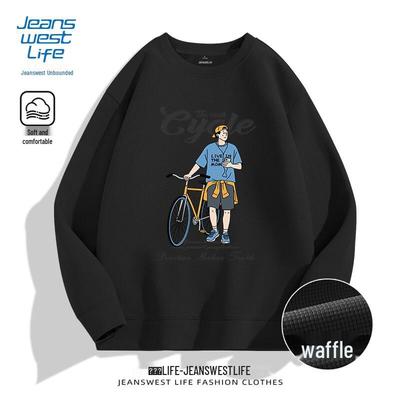 JEANSWEST LIFE Men's Printed Loose Fit Sweatshirt