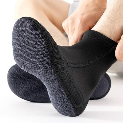Diving Socks For Men Waterproof Warmth Snorkeling Socks Anti-Cut Wear Resistant Beach Socks For Diving Swimming Surfing And Water Sports