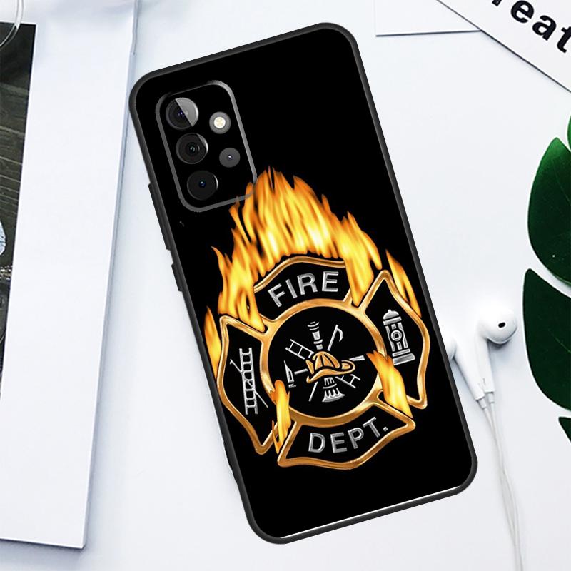 Firefighter Fire Fireman For Samsung Galaxy A55 A54 A35 A15 A34 A14 A53 A33 A13 A05 A06 A16 A22 A32 A52 Phone Case