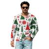 Men's Casual Loose Fit V-Neck Top