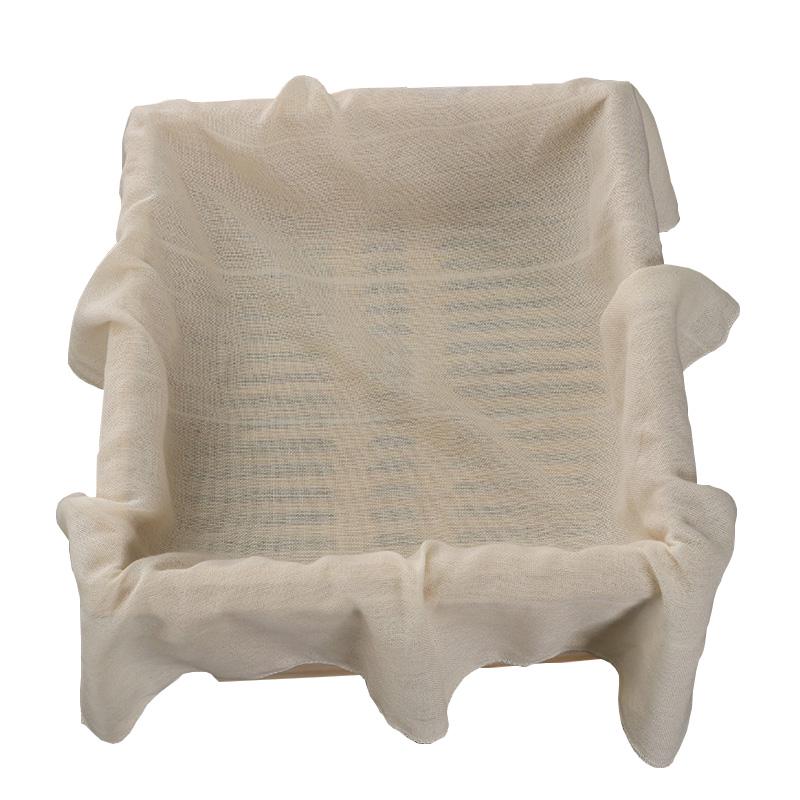 Pure Cotton Tofu & Steam Cloth: Gauze Fabric for Soy Milk, Rice Steaming, Baskets, and Bun Covering.