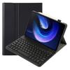 A0N7 For Xiaomi Pad 6/Pad 6 Pro PU Leather Cover Ultra-Thin Stand Tablet Case with Removable Bluetooth-compatible Keyboard