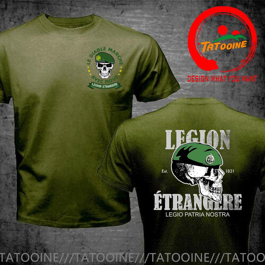 Funny Design Vintage Distressed French Foreign Legion T Shirt Unisex Fashion Trendy Casual Clothing Stylish Tops Tee Shirt Leisure