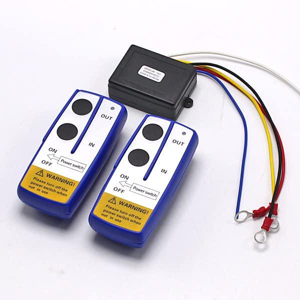 Wellvie Classy Wireless Remote Control Power Gate Electric Winch Universal Remote Control with 2