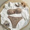 Women's Color Two-piece Bikini Swimsuit/sports Swimwear