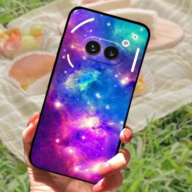 For Nothing Phone 2A Case Cover Silicone Soft Fashion Black Bumper Funda Coque for Nothing Phone 2A Full Protective A142 Capa