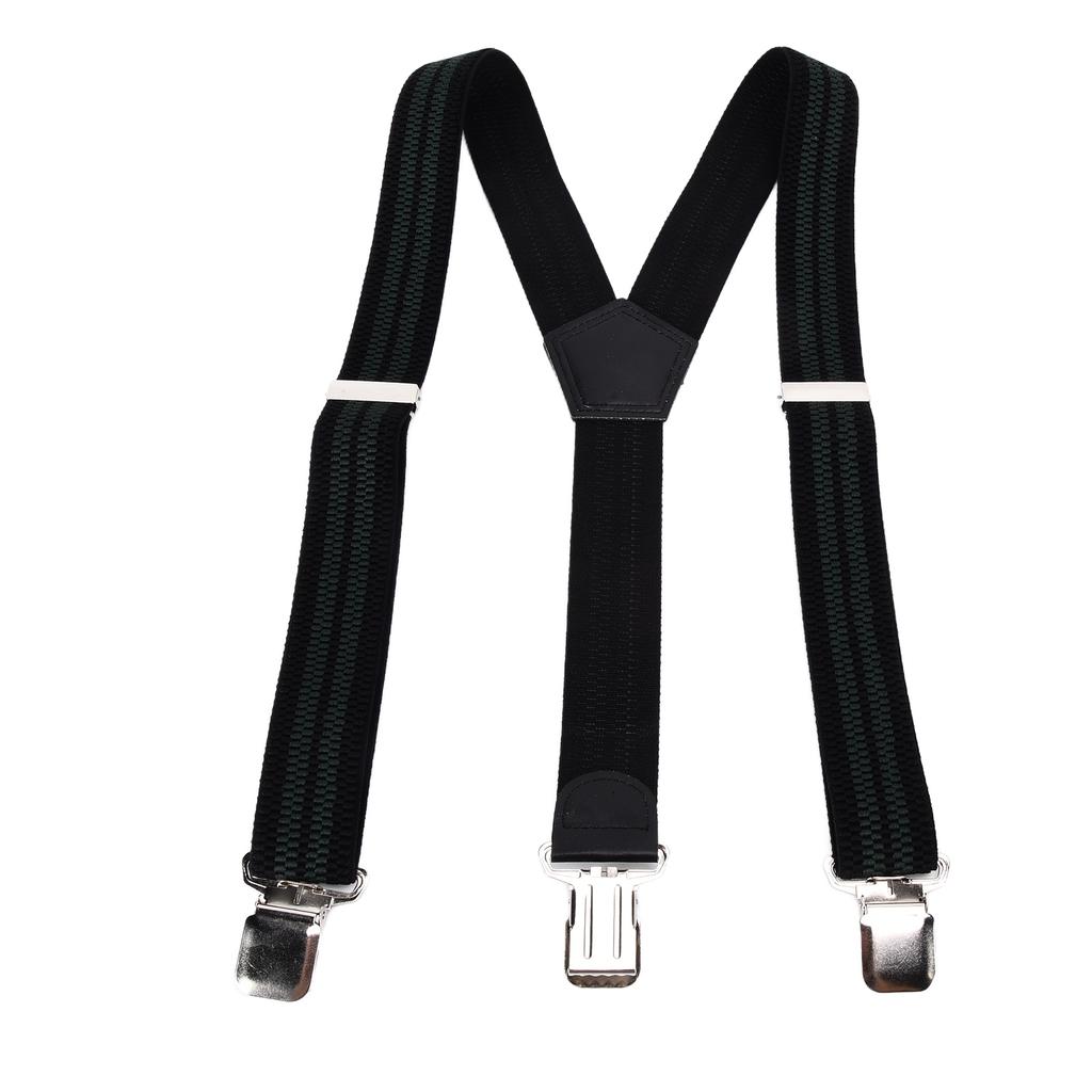 Mens Suspenders Strong Fixability Adjustable Beautiful Practical Fashionable Metal Clip Wide