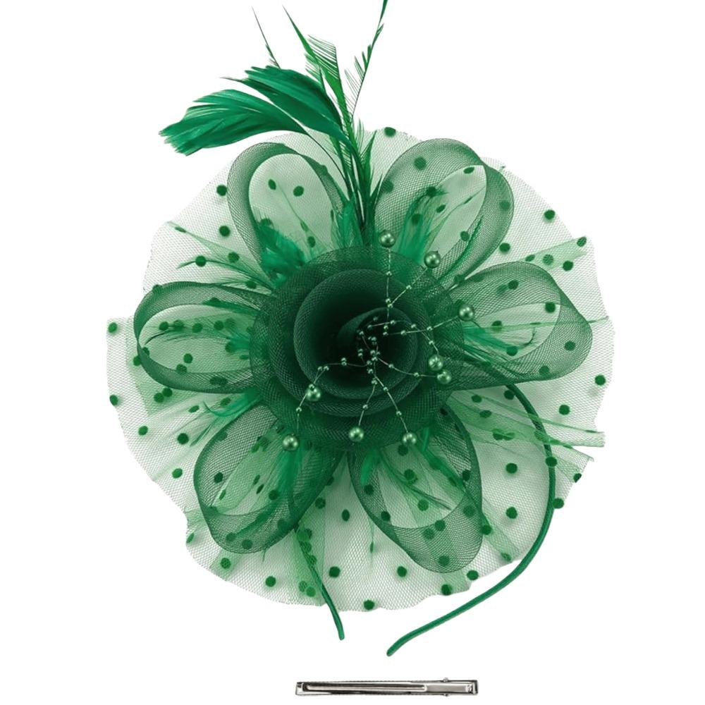 Flower Mesh Party Mesh Hair Band Bride Headdress Bride Headdress  Cocktail Party