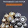 Electric Drill Stainless Steel Wire Brush Head for Rust Removal and Industrial Polishing