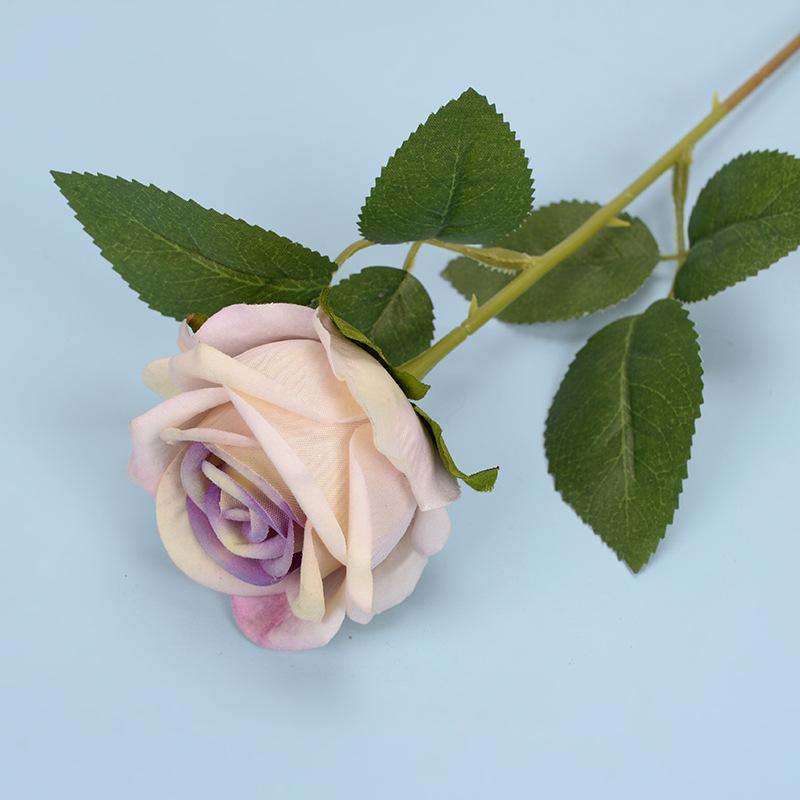 1pc Schöne Seide Künstliche Rose Blumen Zweig Realistische Gefälschte Rose für Hochzeit Hause Dekoration Valentinstag Geschenke