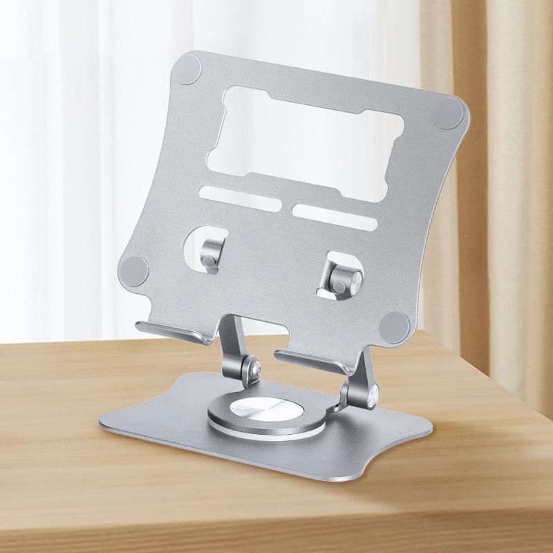 360° Rotating Universal Phone & Tablet Stand серебряный
