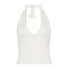 Simple Basic V-Neck Sexy Women Halter Tanks Summer All-Match Fashion Slim Fit Blouses Chic Trendy New