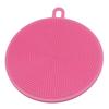 Silicone Anti Washing Cleaning Dish Soft Sponge Brush Pad Kitchen Tool