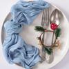 60PCS Cheesecloth Napkins Gauze Napkins Wedding Decor Baby Shower Dinner Bridal Shower Birthday Party Arches Cake Table Decor