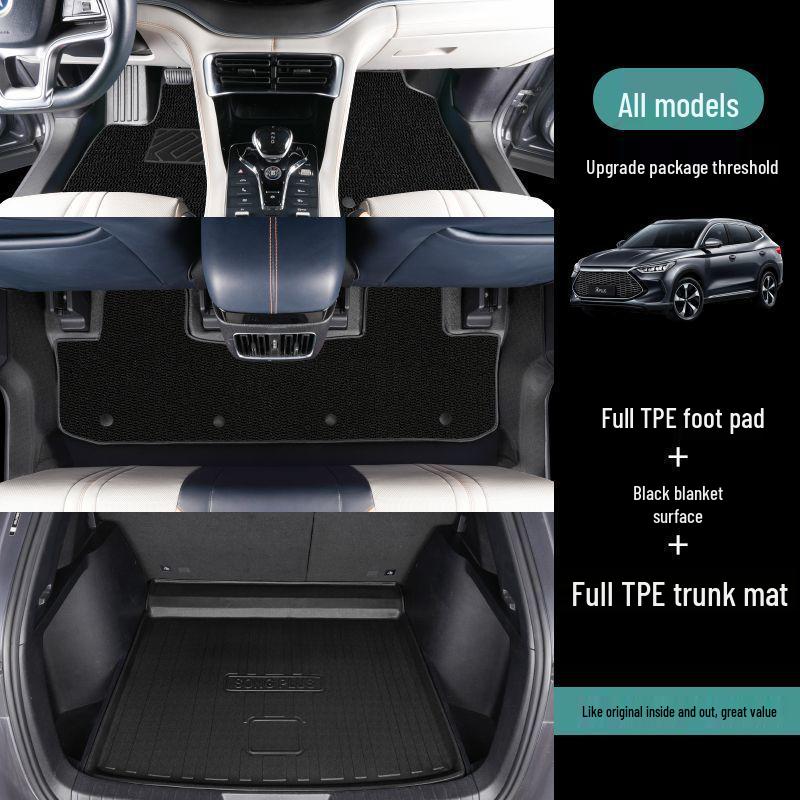 BYD Song Plus DMI/EV All-Inclusive TPE Floor Mats for New Energy Cars