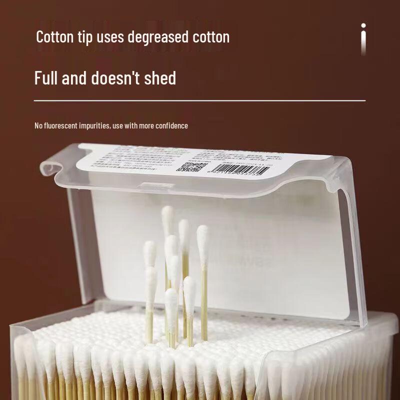 CHAHUA Double-Head Bamboo Cotton Swabs