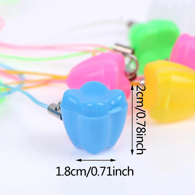 10pc Colorful Baby Kids Tooth Storage Box Organizer Milk Teeth Keepsake Holder - For Daily Use