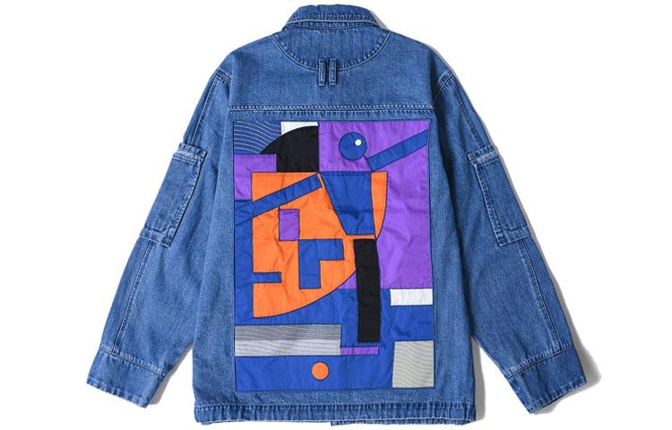 Li Ning Denim Jacket Men s Denim Blue AJDR207-1 S