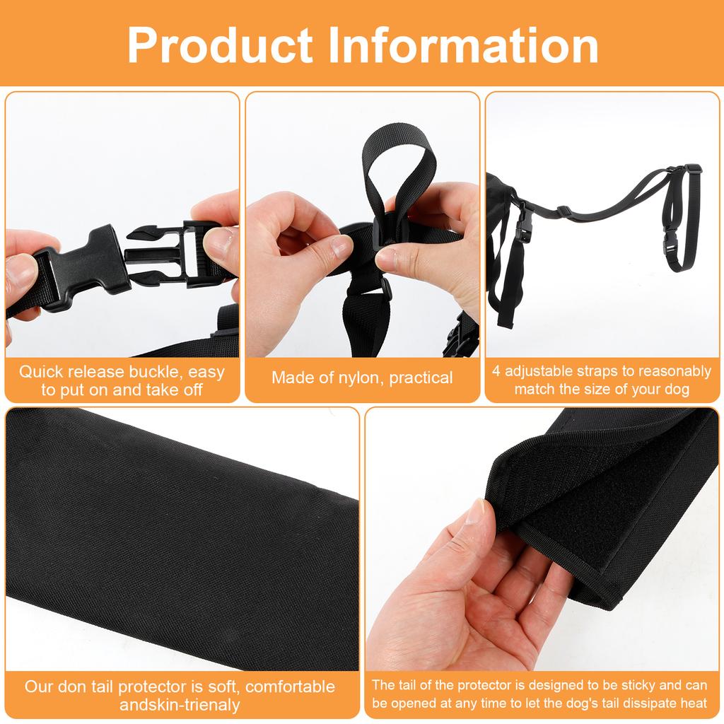 Protecteur de Queue de Chien Pratique à Porter Protections de Queue de Chien Confortable Protecteur de Queue de Chien Housses de Queue de Chien Accessoires Fournitures pour Animaux de Compagnie