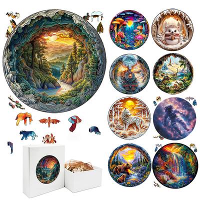 Exquisite 3D Universe Fantasy Jigsaw Puzzle Ideal for Adults and Kids - Montessori Games & Animal Plaything Birthday Gift Idea