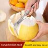 2Pcs Stainless Steel Orange Peeler Citrus Peeler Tool With Comfortable Handle Fruit Slicer Cutter Remover For Kitchen