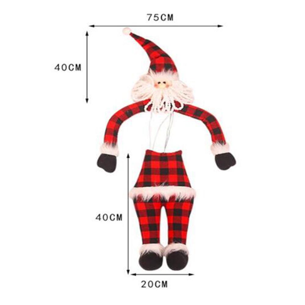 

Christmas Decoration Santa Claus Hold Gift Box s Home Decoration Christmas Hug Tree Kids Gifts