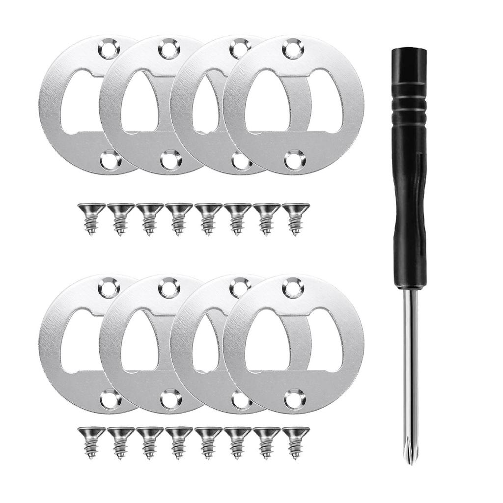Cheap Bottle Opener Inserts KitStainless Steel Round Hardware KitWall