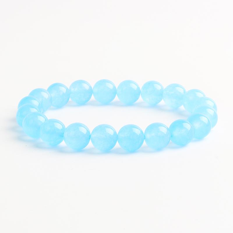 10MM Natural Stone Beads Bracelet Men 8MM Reiki Tiger Eye Agates Quartz Beaded Bracelets for Women Elastic Rope Handmade Jewelry