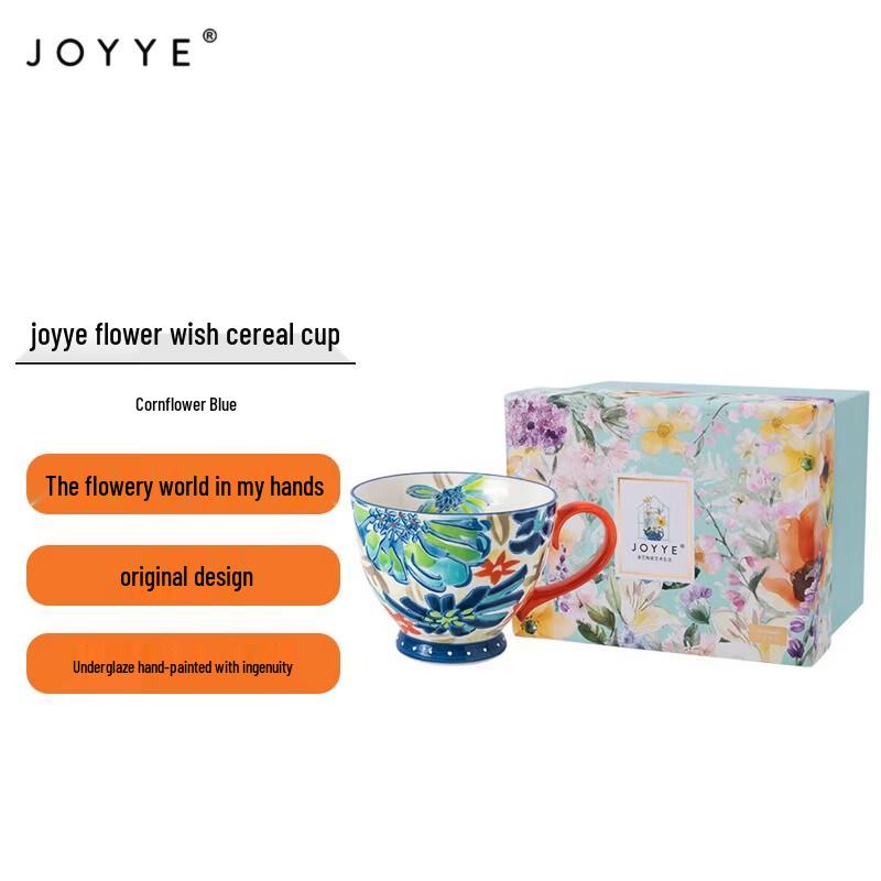 JOYYE Flower Wish Ceramic Mug
