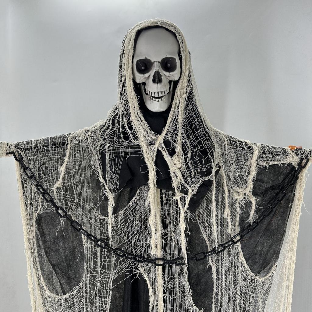 Hororové ozdoby v životní velikosti, Venkovní a vnitřní dekorace, Hororové ozdoby, Rekvizity na baterie k výzdobě dvora strašidelného domu