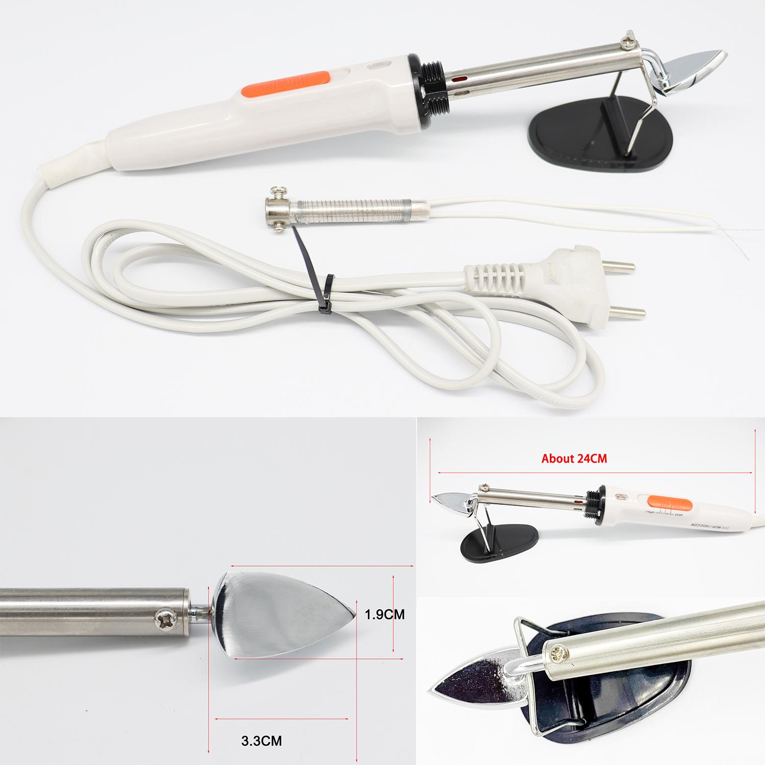

220V EU plug 40w Mini Iron Small Adjustable Quick Heating Electric soldering Iron Household Leather Clothing Wrinkle Removal 40 W&EU