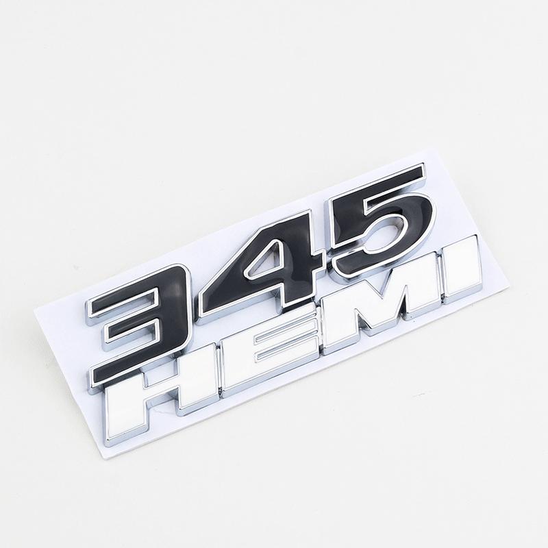 345 HEMI modifiziertes Auto-Logo Beschriftung RAM 1500 2500 Pickup-Truck Logo Metall Autoaufkleber