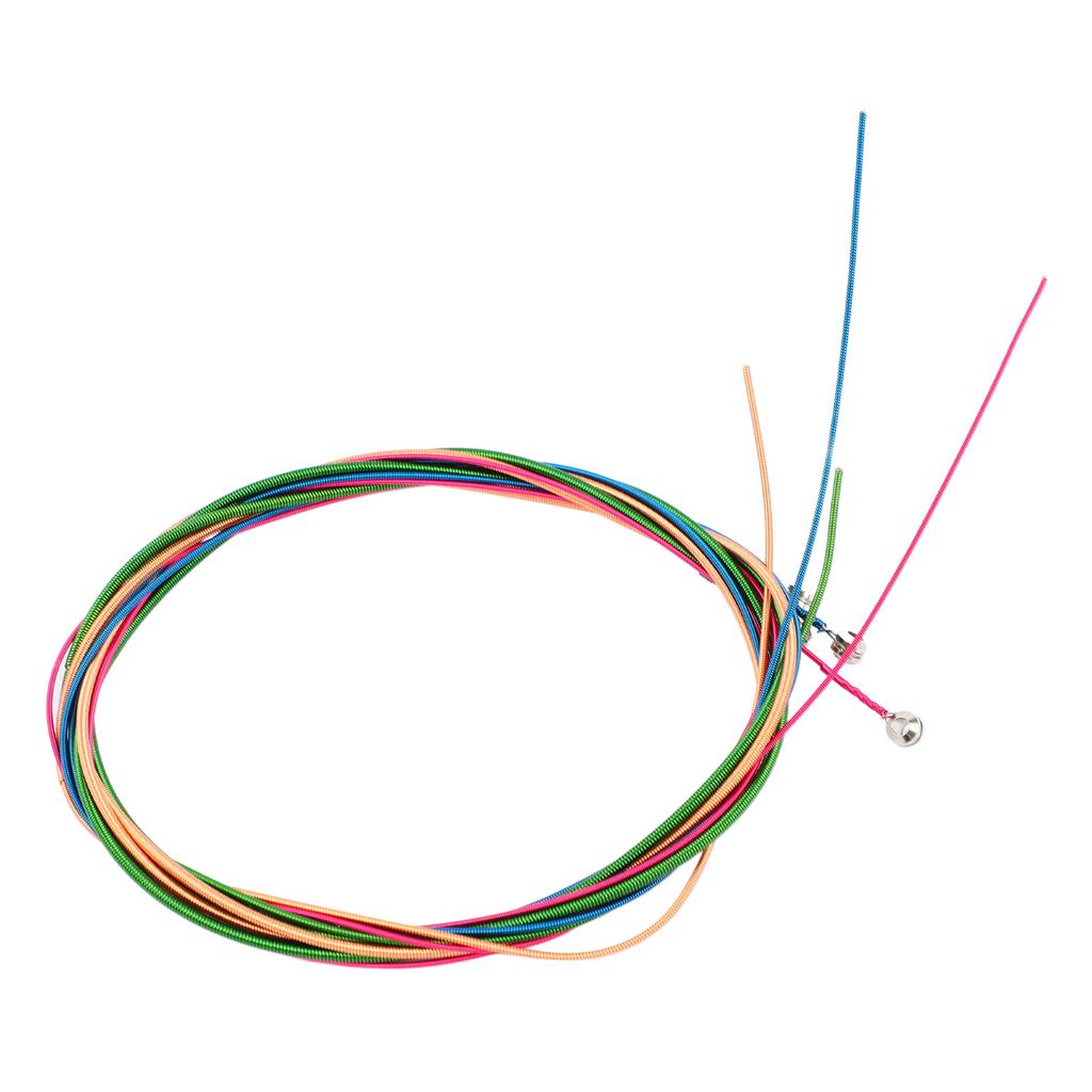 4Pcs Guitar String Kit Stainless Steel Wire Inner Core Electric Bass Colored String for Acoustic Guitar 120cm