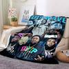 HOT Rod Wave 3D Print Rapper Star Soft Plush Blanket,Flannel Throw Blanket for Living Room Bedroom Picnic Bed Sofa Cover