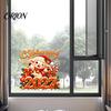 Seasonal Storefront Display 2027 Russian New Year Static Glass Stickers, of Goat PVC Window Decals for Clings Home and Shop Decoration, Cute