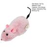 Wind-Up Mouse Cat Toy Realistic Furry Mouse Interactive Pet Toy Funny Moving Mouse for Chasing And Pouncing Play Stimulates Indoor Hunting Instincts