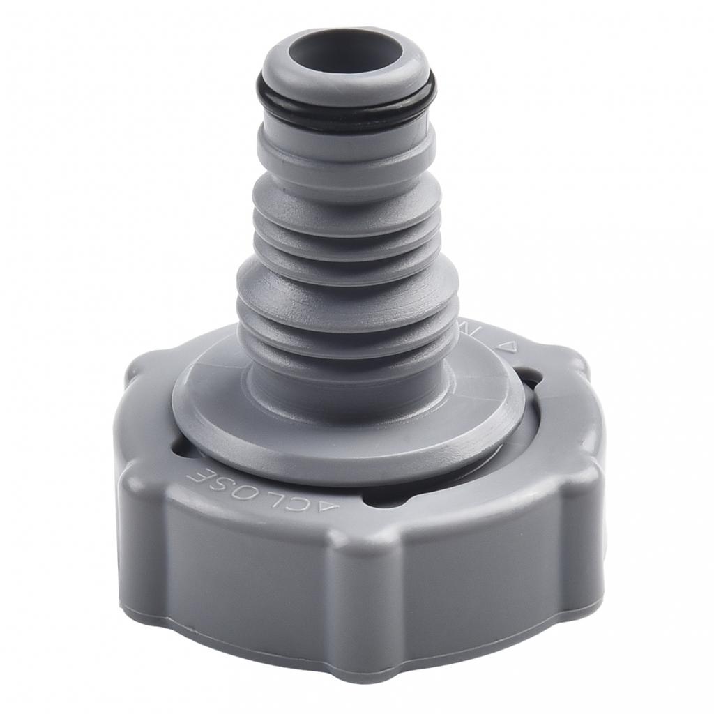 Practical Black Drain Valve for For draining Pool Hose Adapter 32mm P6H1419