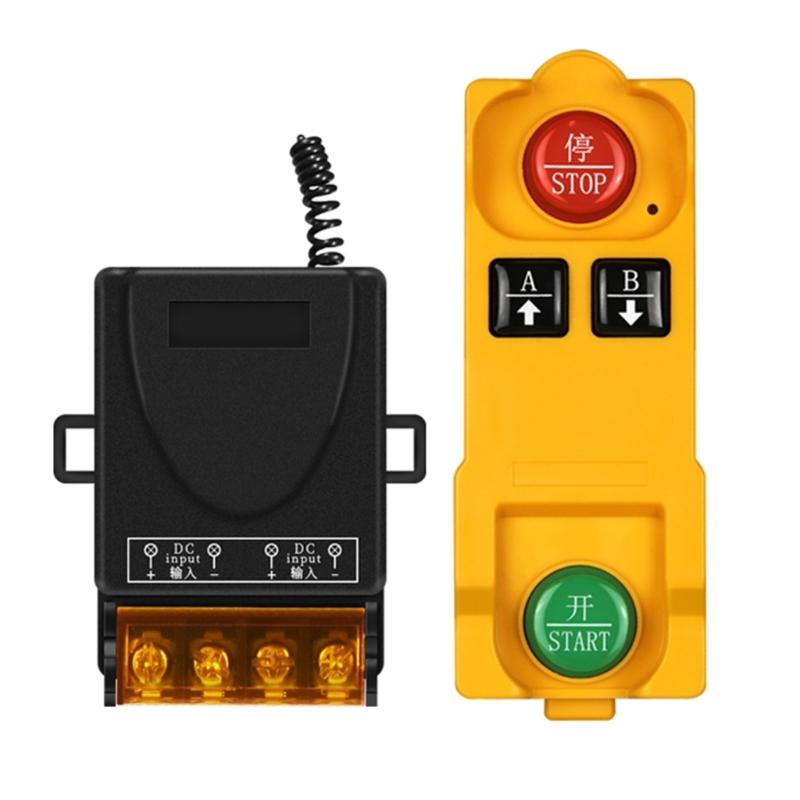 315/433MHz Industrial 2-key Remote Control DC12-48V 1CH RF Wireless Remote Control Switch Transmitter for Garage Door