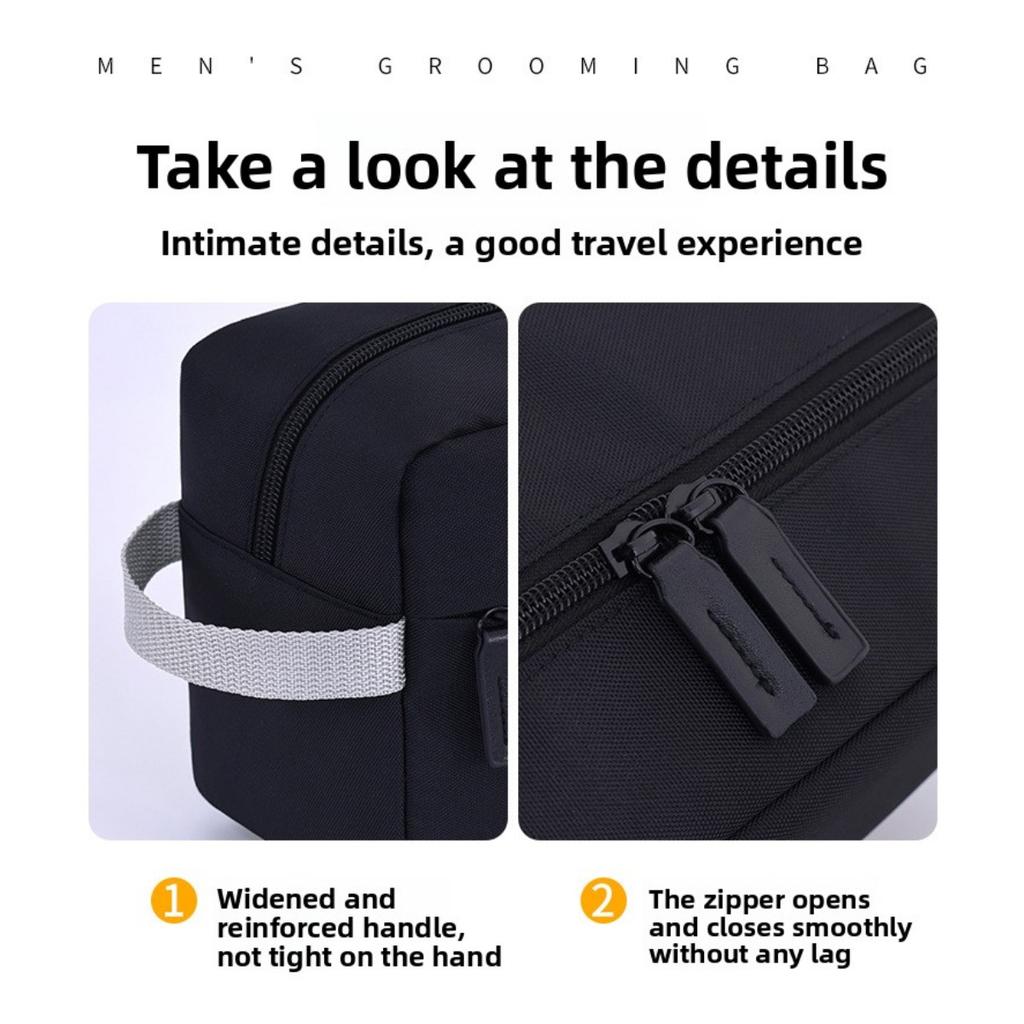 Špičkový dojem, Velkokapacitní cestovní, Pánská kosmetická taška, Tři v jednom, Rozdělené úložné prostory, Kosmetická taška, Taška na fitness a plavání