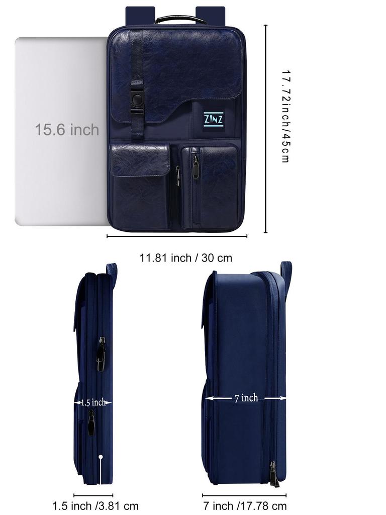 15-16 Inch Men's Laptop Backpack for Business Travel