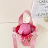 Fashion new children's bag cute girl large capacity water cup canvas bag baby shoulder messenger bag